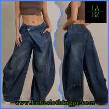 Cargar imagen en el visor de la galería, Baggy Reverse Jeans