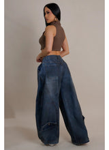 Cargar imagen en el visor de la galería, Baggy Reverse Jeans