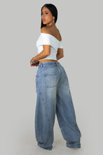 Cargar imagen en el visor de la galerĂa, Buttons Barrel Jeans