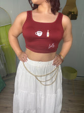 Cargar imagen en el visor de la galería, Cafe con Rop Top Burgundy
