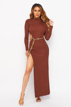 Cargar imagen en el visor de la galería, Cocoa Maxi With gold belt
