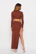 Cargar imagen en el visor de la galería, Cocoa Maxi With gold belt
