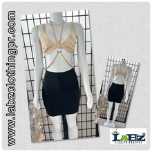 Cargar imagen en el visor de la galería, Faldita negra stretch
